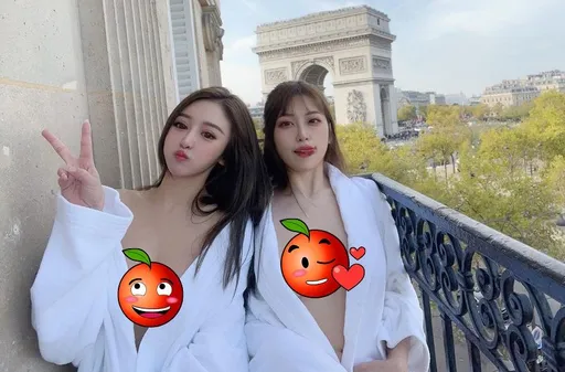 「護理系女神」羅浮宮脫了被警關切 這回玩更大!闖凱旋門「無罩露奶」