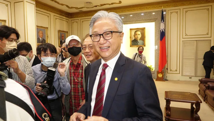 新光纖維董事長吳東昇。莊宗達攝