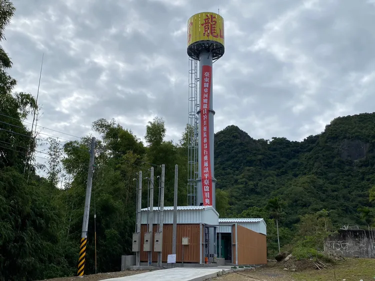 基地台高度20公尺。台東縣府提供