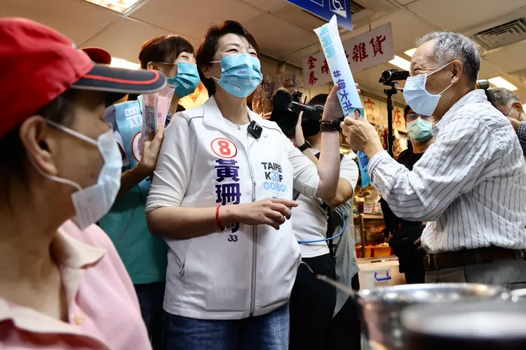 黃珊珊不認柯文哲是破口。林林攝