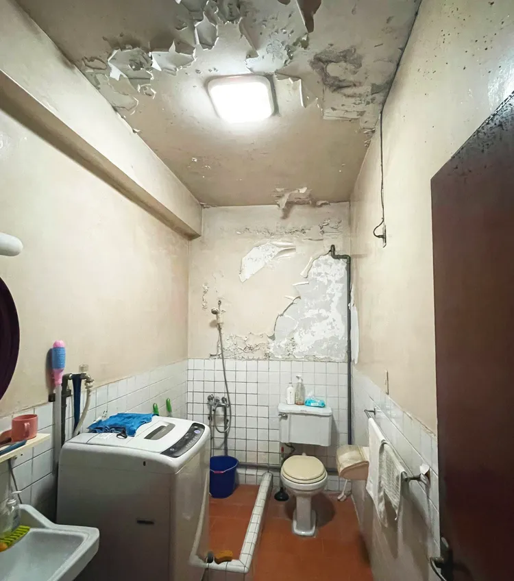 老舊公寓滲漏水，不符合健康標準，成為推動該案改建的動力。業者提供