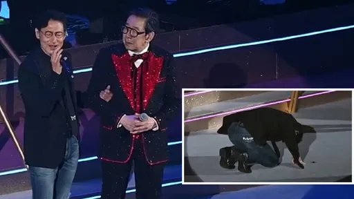 張學友台上直接跪了 合體張家輝飆嗓助陣90歲乾爹胡楓