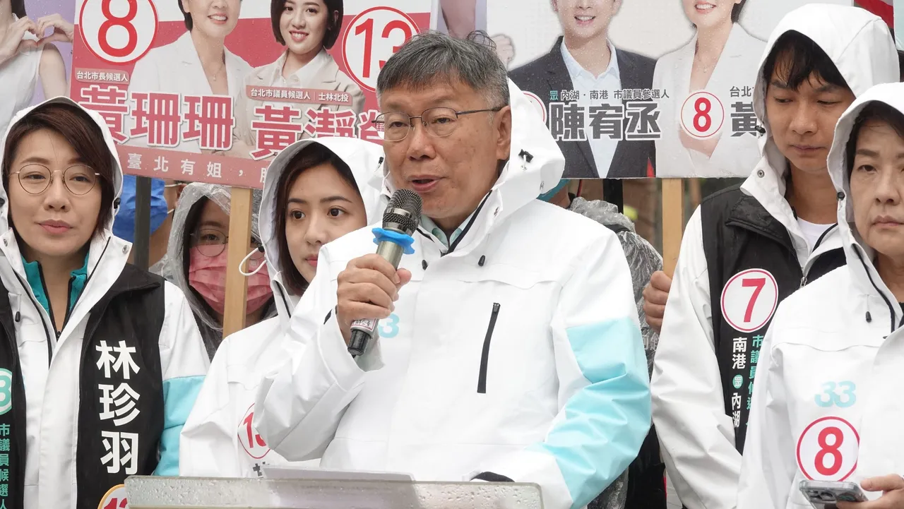 台北市長柯文哲。莊宗達攝