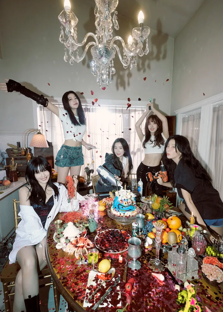 Red Velvet新歌《Birthday》走活潑嘻哈路線。愛貝克思提供