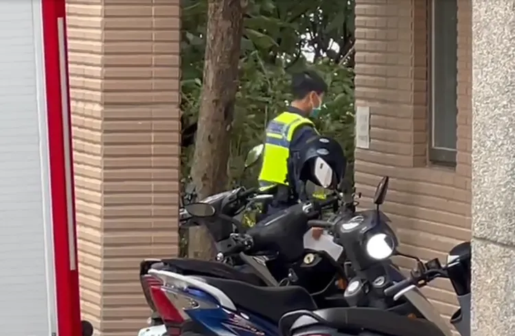 警方獲報到場了解。讀者提供