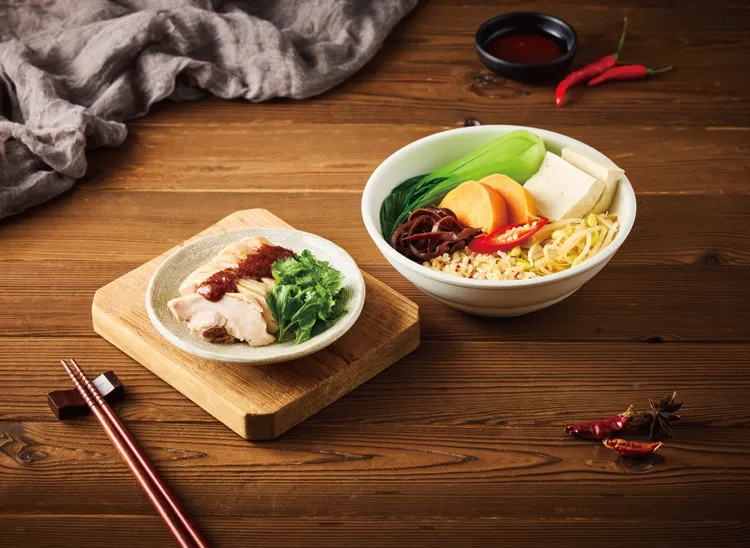 阿康的招牌口水雞餐阿康的招牌口水雞餐原價249元，外送優惠價197元。業者提供