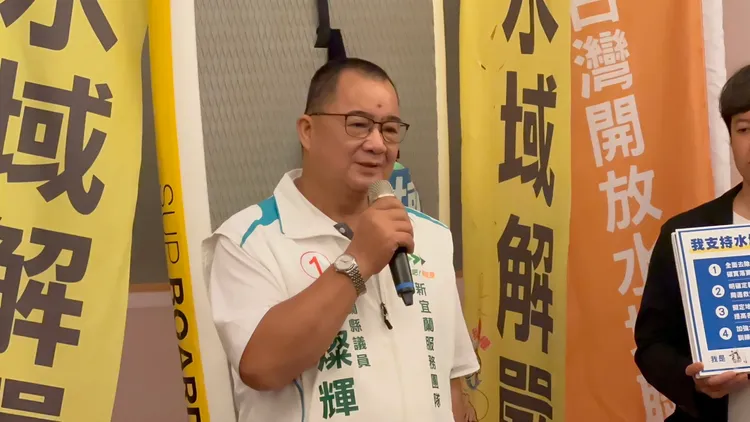 宜蘭縣議員謝燦輝。林泊志攝