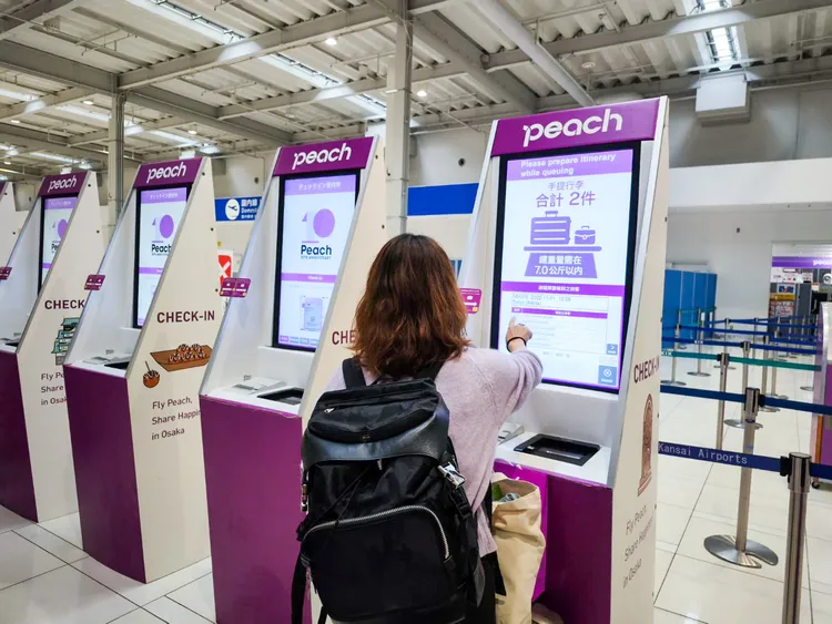 疫情之下樂桃航空國際線曾停飛，但國內線卻贏來新的成長。田欣雲攝