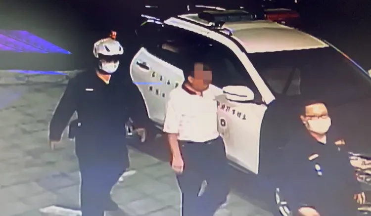 警方訊後將劉姓男子依公共危險及肇事逃逸罪嫌移送法辦。讀者提供