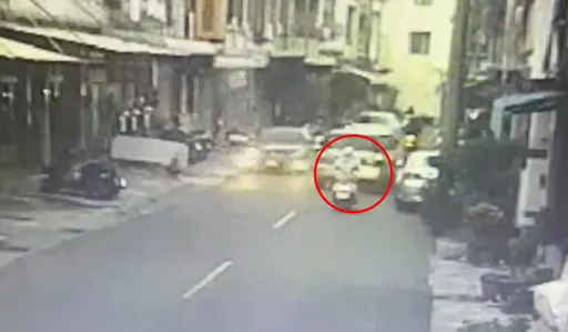 高雄酒駕肇逃　正義女騎士狂追百米擋車抓人