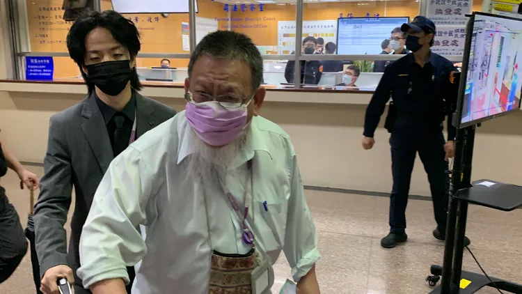 彭文正委任律師張靜。丁牧群攝