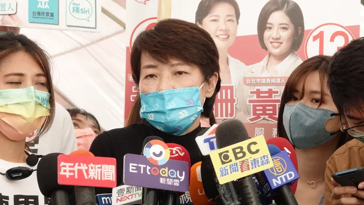 黃珊珊走訪北投中繼市場。莊宗達攝