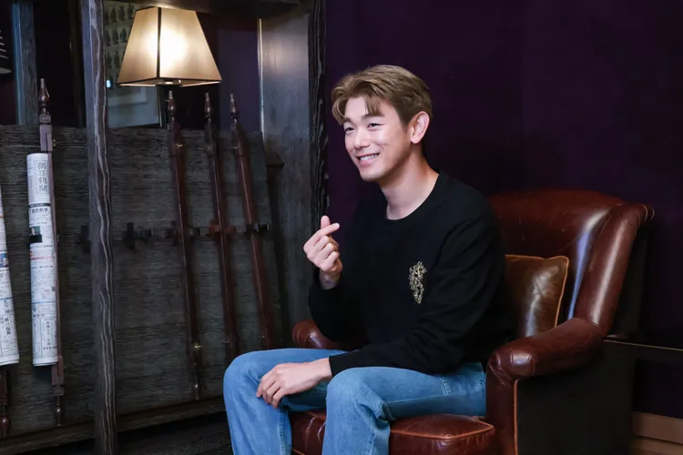 Eeic Nam很喜歡台灣，一到台灣就到夜市報到。趙世平攝