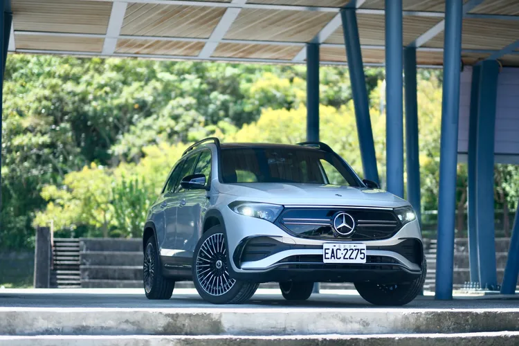 EQB是目前同級中小型電動SUV中唯一7人座車型。陳志淵攝