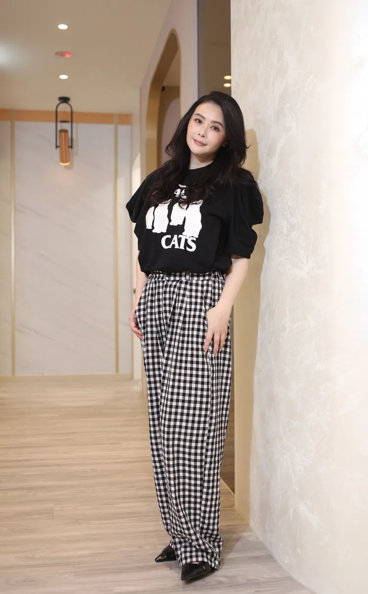 蕭淑慎暫時不打算將事業重心放在演藝工作上。陳明中攝