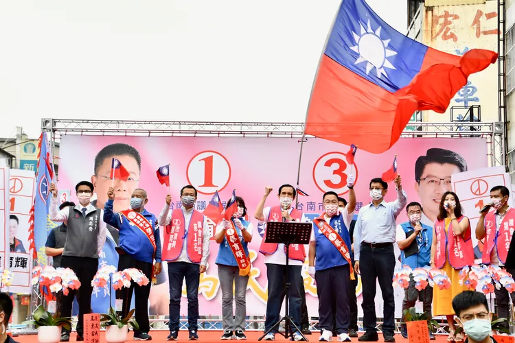 馬英九砲轟蔡政府傲慢，將國家帶向危險。王志弘攝