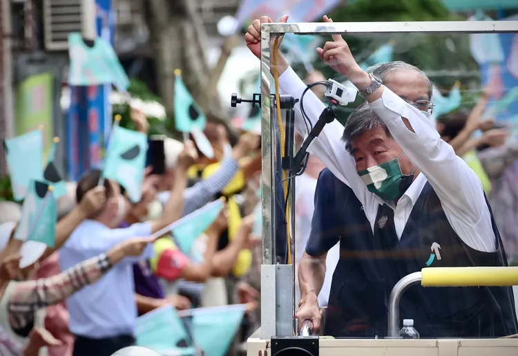 陳時中今天仍被問到疫苗採購題。林林攝