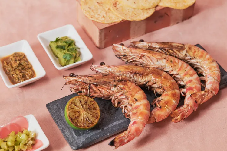 「炭烤明蝦」。The Tavernist提供