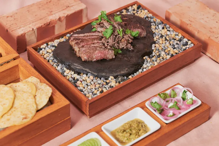 「自然牛肋眼－慢燉手撕牛小排」。The Tavernist提供