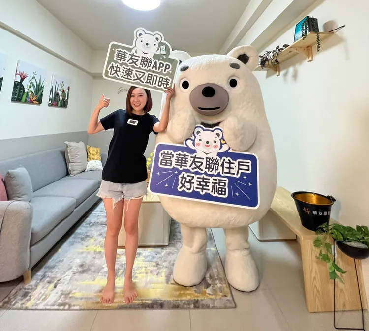 華友聯每年歲末補漆，讓住戶每年都有住新家感受。華友聯提供