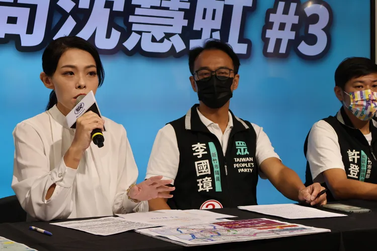 高虹安批林智堅、沈慧虹無視內政部營建署已經核定補助經費，直接放棄溝通協調，逕自以無迫切開闢必要，決定暫緩推動，退回核定補助的經費。黃羿馨攝