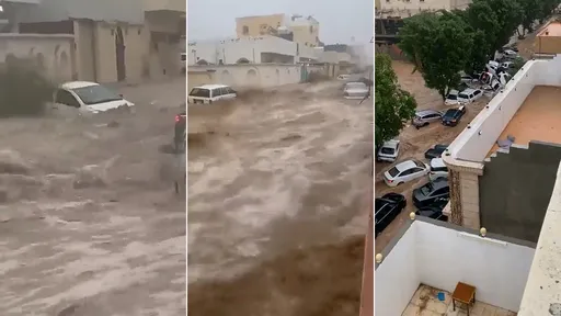 國王「祈雨太成功」變洪水淹城　沙烏地阿拉伯2死、無數車輛沖毀