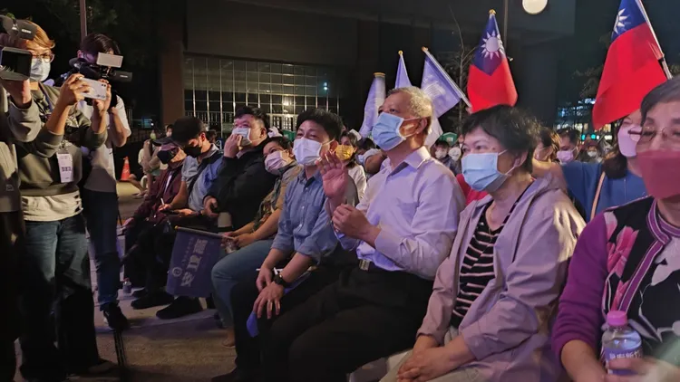 高虹安的父母也到場。莊淇鈞攝