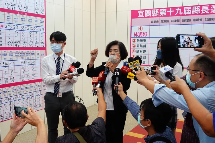 林姿妙說未來4年會繼續拚出宜蘭好生活。林泊志攝