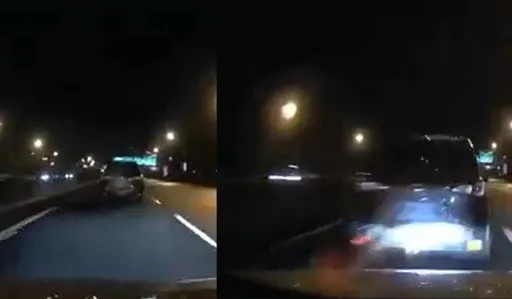 國道狂飆遇前車沒開燈GG　駕駛視角曝光！「誰害的」網戰翻天