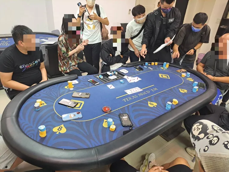 警方現場蒐證調查。讀者提供