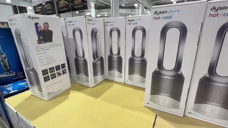 DYSON空氣濾淨器單日大賣70台。侯昌騰攝
