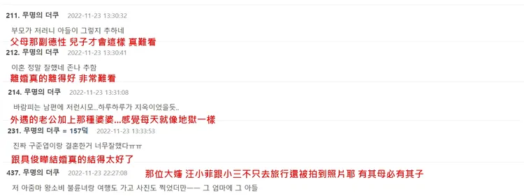 韓國網友酸張蘭。翻攝theqoo