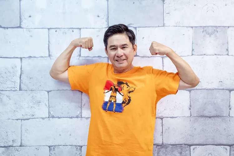 洪都拉斯透露中年之後小腹減不了。TVBS提供