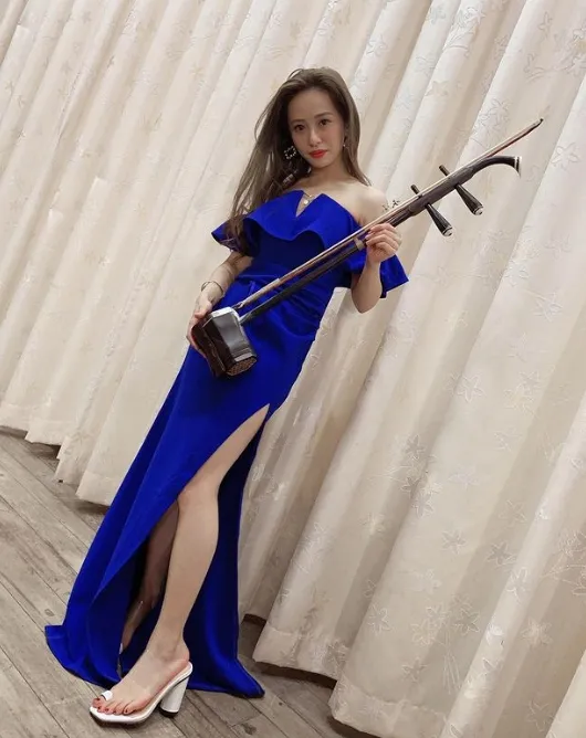 身高155公分的林若宸，時常裝扮性感火辣參與商演活動。林若宸提供