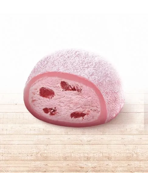 草苺起司冰淇淋大福，原價49元，特價買1送1，限11/4-11/10。業者提供