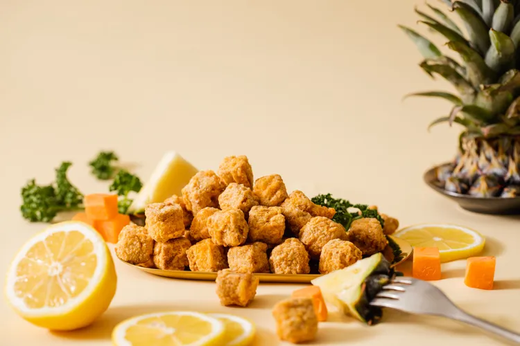 未來肉健康低脂組：塔香鹽蔬雞。業者提供