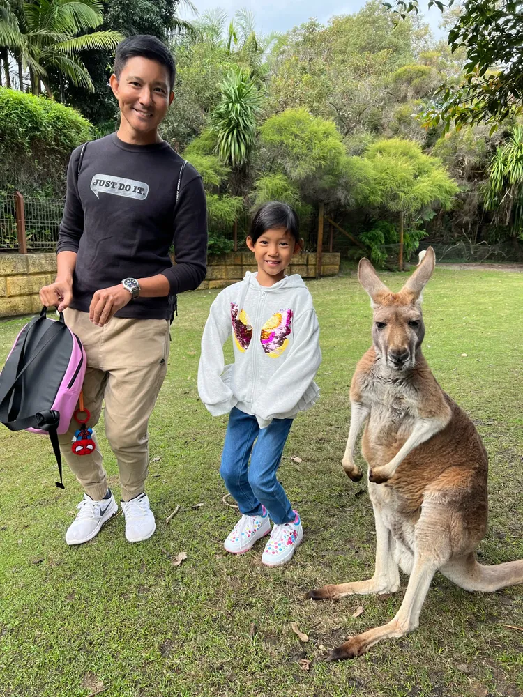 袋鼠模樣好可愛啊。Jim提供