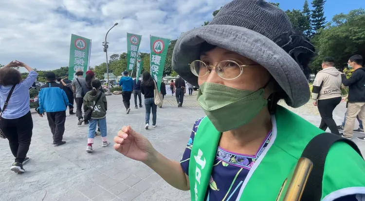 台灣環保聯盟台東分會前召集人廖秋娥。古和純攝