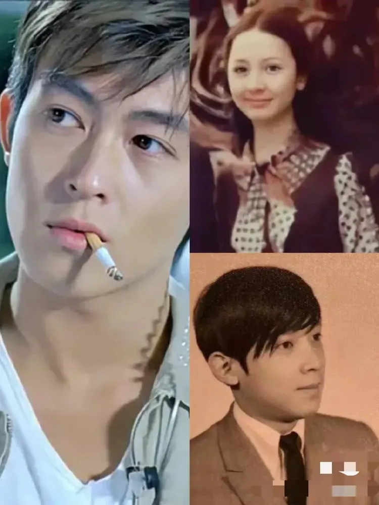 陳冠希（左）年輕時的顏值頂峰，父母同樣高顏值。翻攝自綜藝奇葩醬微博