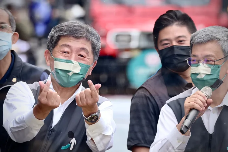 陳時中團隊澄清，「張榮法的指控完全不是事實。」林林攝
