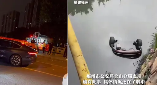 停車格遭霸佔車主又神隱　解氣瞬間曝光！他放大絕把車丟下河