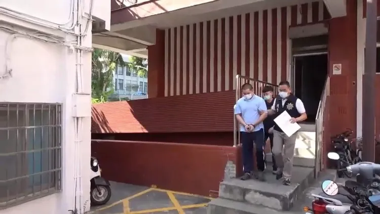 林男因毒品、槍砲入獄，但另私藏槍械，警方花費許多工夫才起出槍械。讀者提供