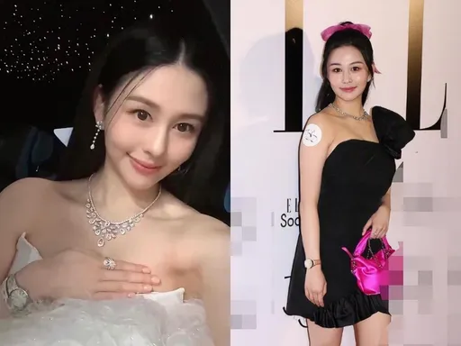 邱淑貞愛女穿短裙跑趴不慎仆街 摀胸急到後台療傷