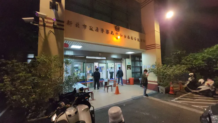 轄區派出所外觀。黃仲瑜攝