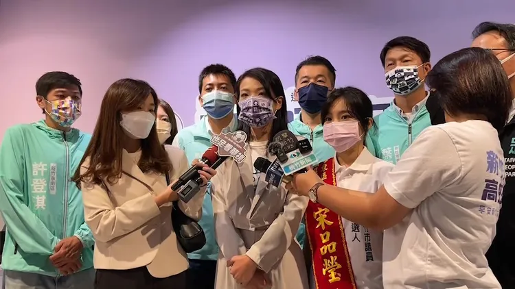 高虹安表示，確實有收到郭董跟宣董的祝福。高虹安競辦提供