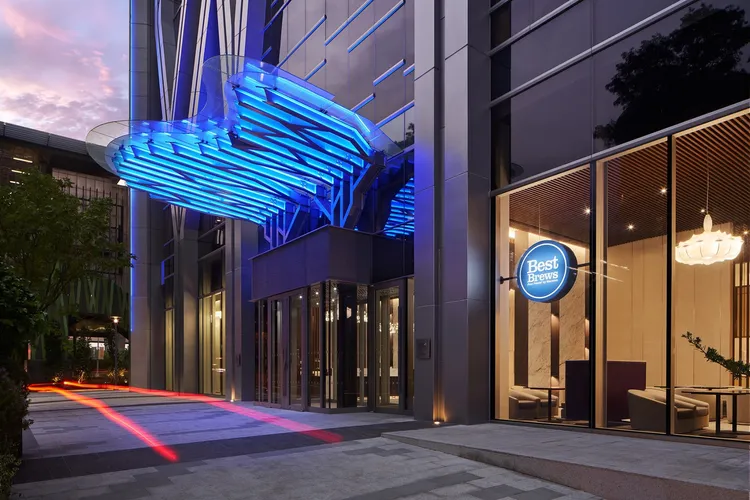 「林口亞昕福朋喜來登」為林口首家國際品牌酒店，隸屬萬豪集團。翻攝林口亞昕福朋喜來登官網