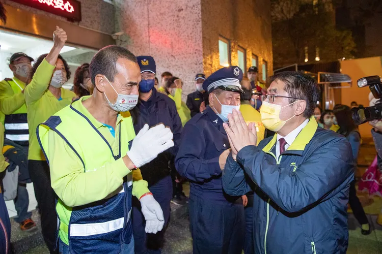 黃偉哲治安政見著重在「市民有感」。黃偉哲提供