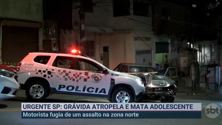 警方在車禍現場拉起封鎖線。翻攝自《SBT News》