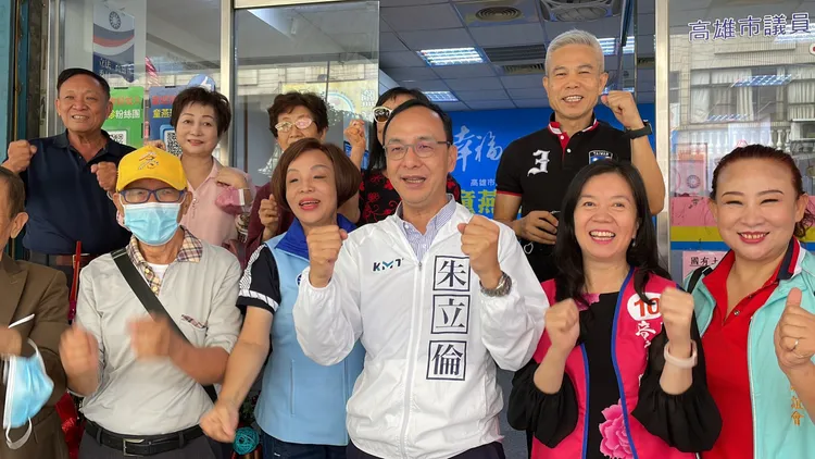 朱立倫今南下到高雄為國民黨籍候選人助選。讀者提供