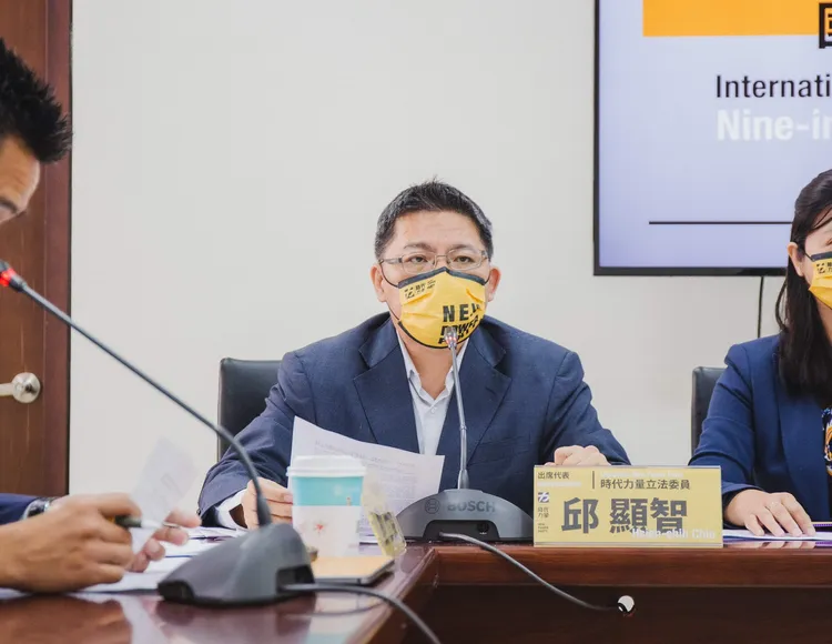 邱顯智高呼抗共保台不只是口號，更是時代力量的DNA。時力提供